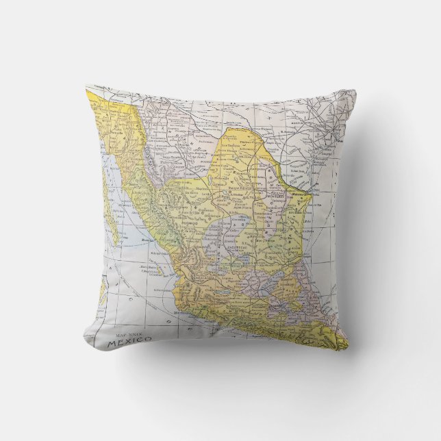 MAP: MEXICO CUSHION (Front)