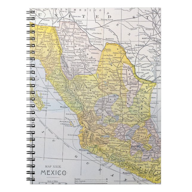 MAP: MEXICO NOTEBOOK (Front)