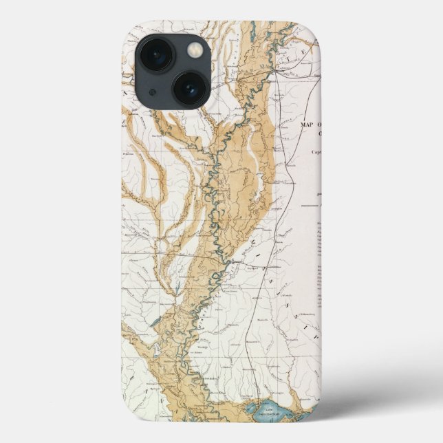 MAP: MISSISSIPPI RIVER, 1861 Case-Mate iPhone CASE (Back)