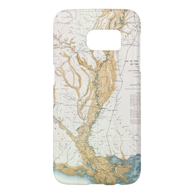 MAP: MISSISSIPPI RIVER, 1861 Case-Mate SAMSUNG GALAXY CASE (Back)