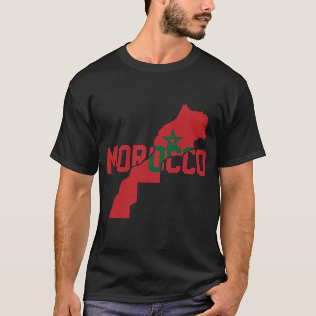 map Morocco T-Shirt (Front)