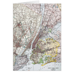 Map: New York Area, 1906