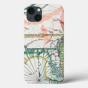 Map: North America, 1742 iPhone 13 Case