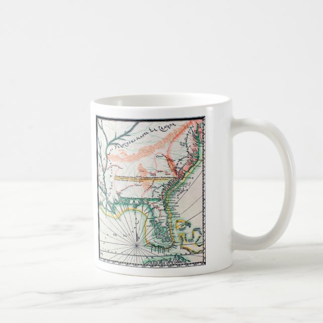 Map: North America, 1742 Coffee Mug (Right)