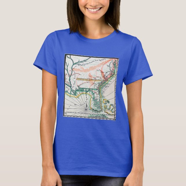 Map: North America, 1742 T-Shirt (Front)