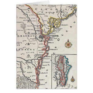 Map: North America, C1700
