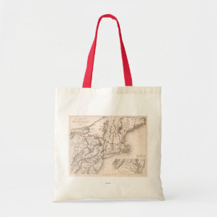 Map: Northeast USA Tote Bag