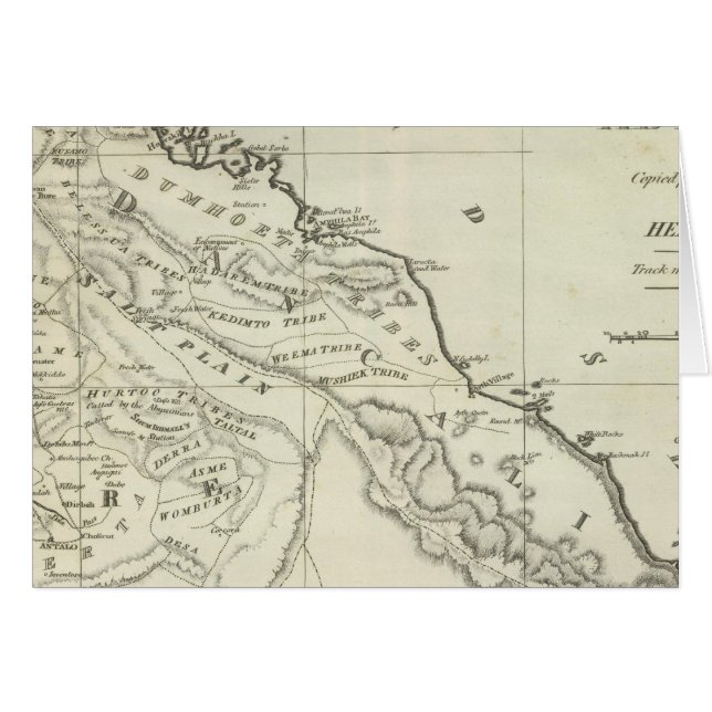 Map of Abyssinia (Front Horizontal)