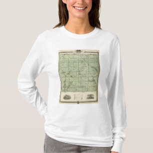 Map of Adair County, State of Iowa T-Shirt