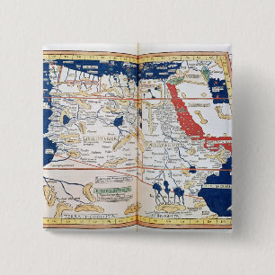 Map of Africa 15 Cm Square Badge