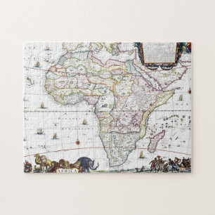 Map of Africa 1696 Jigsaw Puzzle