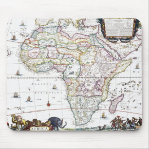 Map of Africa 1696 Mouse Mat