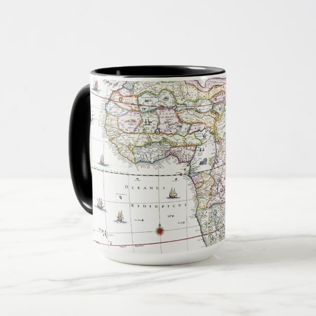 Map of Africa | 1696 Mug (Front Left)