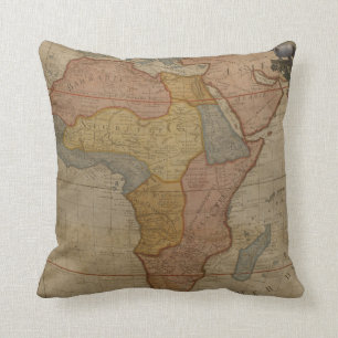 Map of Africa 1700 Cushion