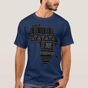 Map of Africa Africa Ethnic Pattern T-Shirt