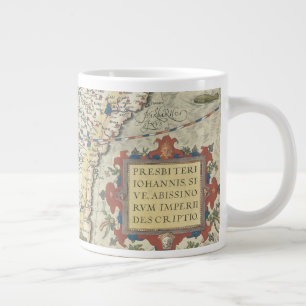 Map of Africa and the Arabian Peninsula Large Coffee Mug
