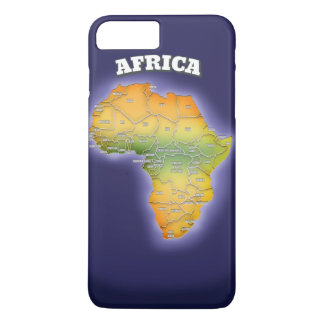 Map of africa iPhone 8 plus/7 plus case