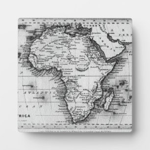 Map of Africa Engraved by Thomas Stirling Plaque