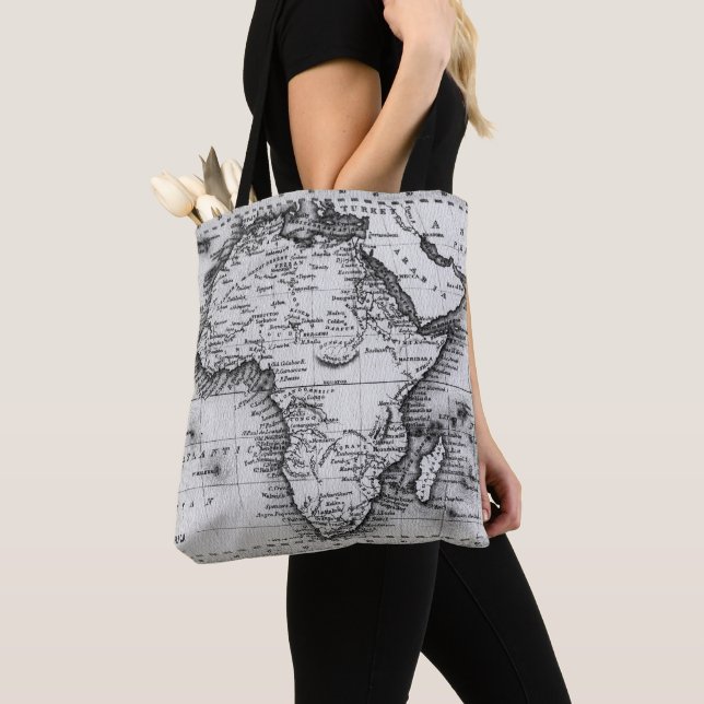 Map of Africa | Engraved by Thomas Stirling Tote Bag (Close Up)