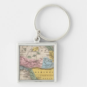 Map of Africa Key Ring