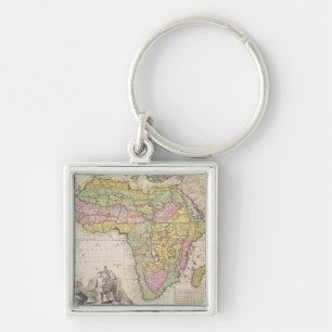 Map of Africa Key Ring