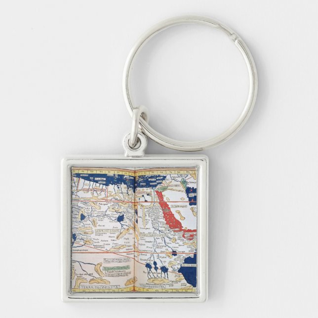 Map of Africa Key Ring (Front)
