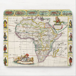 Map of Africa Nova Africa Mouse Mat