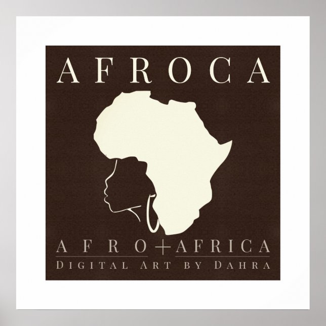 Map of Africa Poster (Front)
