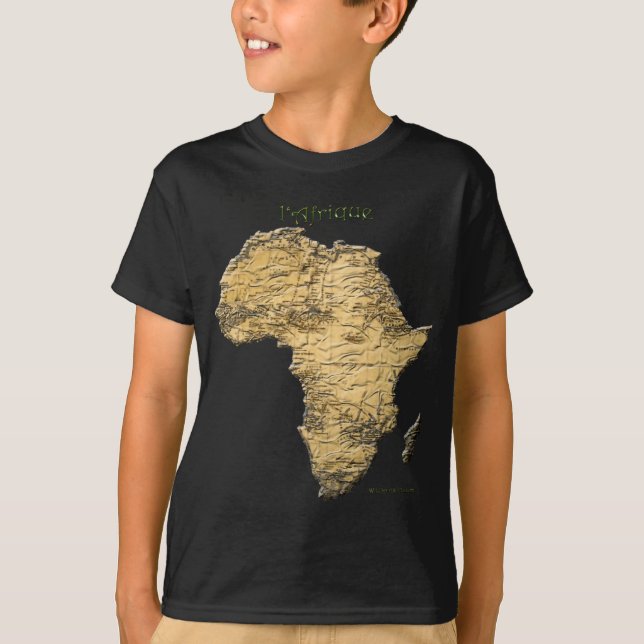 Map of AFRICA Series T-Shirt (Front)