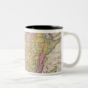 Map of Africa Two-Tone Coffee Mug