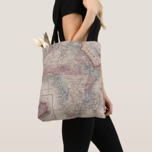Map of Africa with St Helena Tote Bag