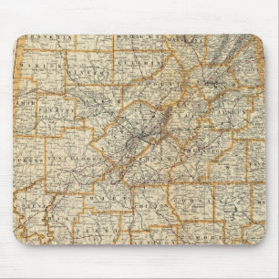 Map of Alabama Mouse Mat
