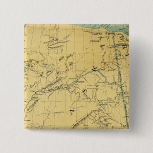Map Of Alaska 15 Cm Square Badge