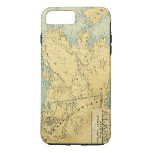 Map Of Alaska iPhone 8 Plus/7 Plus Case