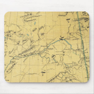 Map Of Alaska Mouse Mat