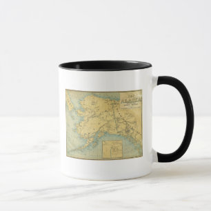 Map Of Alaska Mug