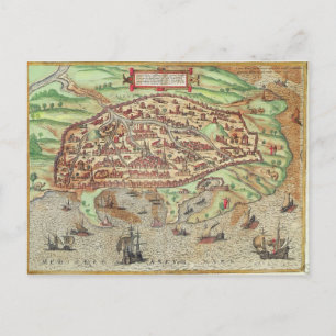 Map of Alexandria Postcard