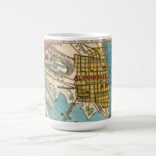 Map of Alexandria VA and Neighbour Cities Coffee Mug