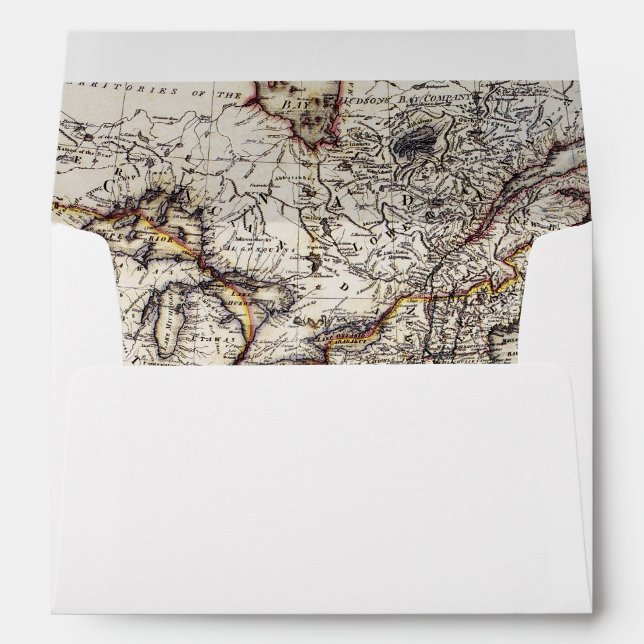 MAP OF AMERICA, 1809 ENVELOPE (Back (Bottom))