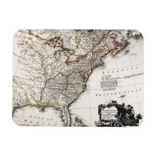 MAP OF AMERICA, 1809 MAGNET