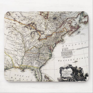 MAP OF AMERICA, 1809 MOUSE MAT