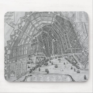 Map of Amsterdam, 1662 Mouse Mat