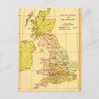 Map of Ancient Britain Postcard