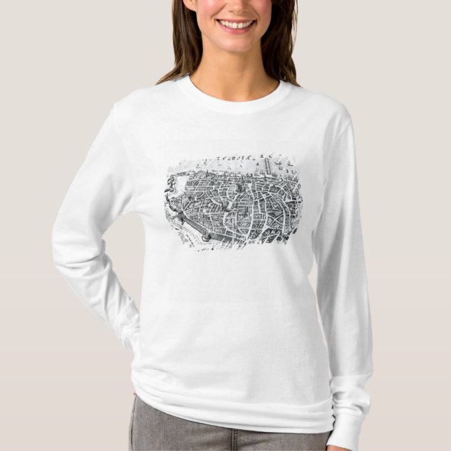 Map of Antwerp T-Shirt (Front)