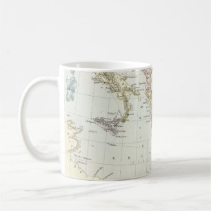Map of Apostle Paul's Missionary Journeys Coffee Mug