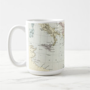 Map of Apostle Paul's Missionary Journeys Coffee Mug