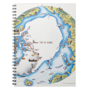 Map of Arctic Notebook
