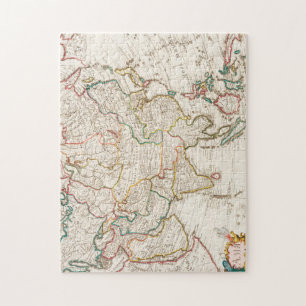 Map of Asia. Identical to the maps of Guillaume Jigsaw Puzzle