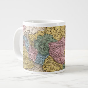 Map of Asia Large Coffee Mug