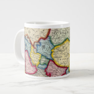 Map Of Asia Large Coffee Mug